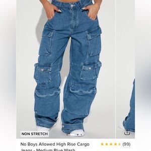 Fashion Nova Light Blue Denim Jeans